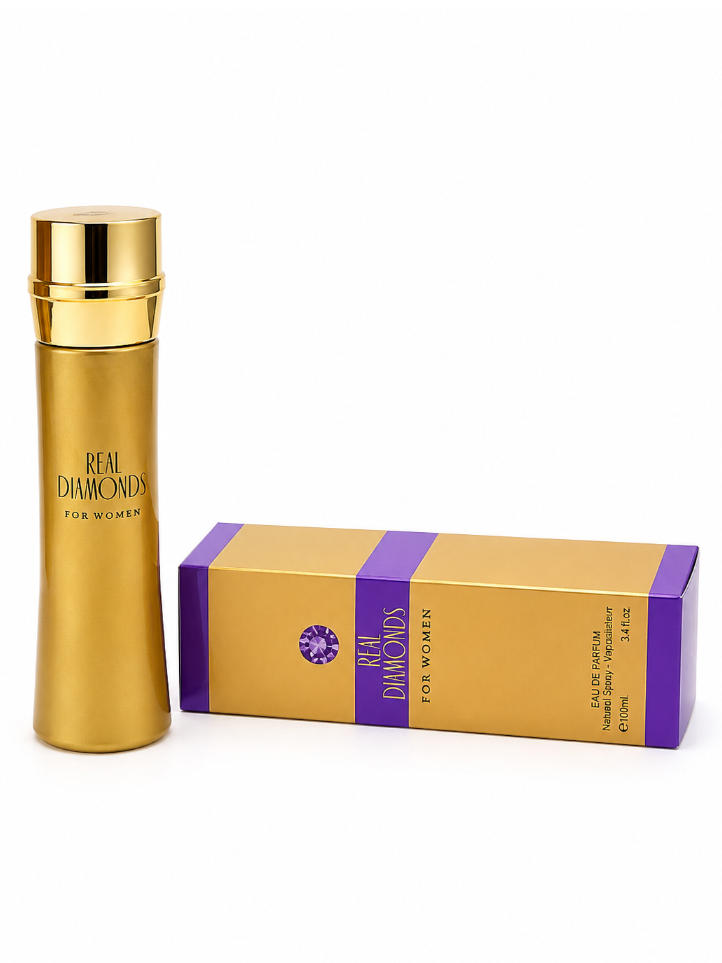 Real Diamonds for Women Eau De Parfum 3.4 Fl Oz / 100mL Natural Spray EDP New